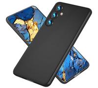 NALIA Custodia Rigida per Samsung Galaxy S24 - Opaca & 0.3mm Ultra Sottile - PHANTOM (Cover Sottilissima & Protezione Fotocamera Totale) - Marchio Tedesco, Colore:Nero Opaco