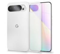 NALIA Custodia Rigida Ultra Sottile per Google Pixel 9 Pro XL - Opaca-Trasparente & 0.3mm Fina - PHANTOM (Cover Sottile & Fotocamera Protetta) - Marchio Tedesco, Colore:Bianco Trasparente