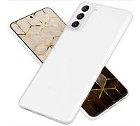 NALIA Custodia Rigida Ultra Sottile per Samsung Galaxy S22 Plus - Opaca-Trasparente & 0.3mm Fina - PHANTOM (Cover Sottile & Fotocamera Protetta) - Marchio Tedesco, Colore:Bianco Trasparente