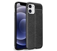NALIA Custodia Silicone Effetto Pelle per iPhone 12 Mini - Grip & Opaca - BARRON Cover Protettiva (Anti-Impronta, Antiurto & Sottile) - Marchio Tedesco