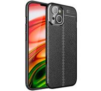 NALIA Custodia Silicone Effetto Pelle per iPhone 14 Plus - Grip & Opaca - BARRON Cover Protettiva (Anti-Impronta, Antiurto & Sottile) - Marchio Tedesco