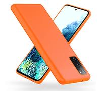 NALIA Custodia Silicone Neon per Samsung Galaxy S20 FE - Soft-Touch & Segnale Neon - NEONSHOCK (Cover Protettiva) - Marchio Tedesco, Colore:Arancione