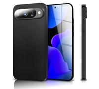 NALIA Custodia Silicone Opaca per Google Pixel 10 - Cover, Nero | Il Opaco È Il Nuovo Nero, Protezione Fotocamera Smart, La Sensazione Originale, STRIDER