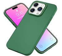 NALIA Custodia Silicone per iPhone 16 Pro - Opaca & Grip Soft-Touch - ASTRON (Cover TPU Flessibile & Antiurto) - Marchio Tedesco, Colore:Verde