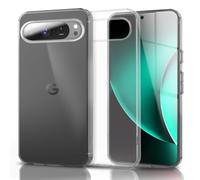 NALIA Custodia Silicone Trasparente per Google Pixel 10 Pro XL - Anti-Giallo & Antiscivolo - GLAZE (Cover Cristallina, Sottile & Antiurto) - Marchio Tedesco