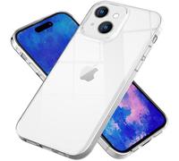 NALIA Custodia Silicone Trasparente per iPhone 15 - Cover, Chiaro | Protezione Anti-Giallo, Stop The Drop, Il Tuo Daily Driver, Rendilo Invisibile, GLAZE
