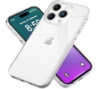 NALIA Custodia Silicone Trasparente per iPhone 16 Pro - Sottile - Cover | Protezione Anti-Giallo, Stop The Drop, Il Tuo Daily Driver, Rendilo Invisibile, GLAZE