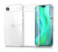 NALIA Custodia Silicone Trasparente per iPhone 17 Air - Anti-Giallo & Antiscivolo - GLAZE (Cover Cristallina, Sottile & Antiurto) - Marchio Tedesco