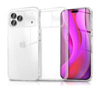 NALIA Custodia Silicone Trasparente per iPhone 17 Pro Max - Anti-Giallo & Antiscivolo - GLAZE (Cover Cristallina, Sottile & Antiurto) - Marchio Tedesco