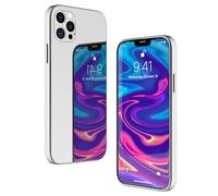 NALIA Custodia Specchio per iPhone 12 Pro Max - Vero Vetro (Specchio 9H & Resistente) - RAYN (Cover Rigida Premium & Bumper Silicone) - Marchio Tedesco