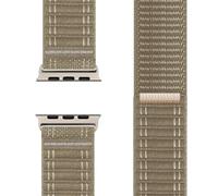 NALIA Evolv Cinturino in Nylon per Apple Watch 38/40/41/42mm | Latte Macchiato, Series 1-12 e SE, Nylon intrecciato, Chiusura a strappo, Regolabile a piacere