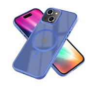 NALIA Mattex COVER per Apple iPhone 15, Blu Chiaro