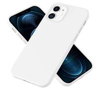NALIA Morbido Cover in Silicone compatibile con iPhone 12 / iPhone 12 Pro Custodia, Protettiva Copertura Resistente allo Sporco con Microflusso, Soft Gomma Case Rugged Skin, Colore:Bianco