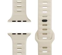 NALIA Motion Cinturino in Silicone Compatibile con Apple Watch iWatch Series SE/10/9/8/7/6/5/4/3/2/1, 38/40/41/42mm, Sportivo Morbido con Chiusura a Perno, Colore:Stella Polare