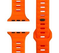 NALIA Motion Cinturino in Silicone per Apple Watch 38/40/41/42mm | Materiale In Silicone Premium, Regolabile Per Tutte Le Dimensioni Del Polso, Chiusura A Perno In Metallo
