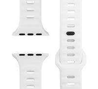 NALIA Motion Cinturino in Silicone per Apple Watch 38/40/41/42mm | Materiale In Silicone Premium, Regolabile Per Tutte Le Dimensioni Del Polso, Chiusura A Perno In Metallo