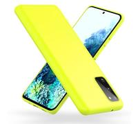 NALIA Neon Cover compatibile con Samsung Galaxy S20 Custodia, Sottile Protettiva Morbido Silicone Gel Copertura Antiurto, Case Skin Resistente Telefono Cellulare Protezione Gomma, Colore:Giallo