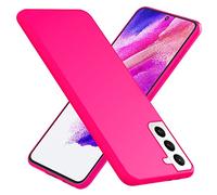 NALIA Neon Cover compatibile con Samsung Galaxy S21 FE Custodia, Sottile Morbido Silicone Copertura Protettiva Antiurto & Antiscivolo, Case Skin Resistente Telefono Cellulare Gomma, Colore:Pink