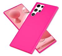 NALIA Neon Cover compatibile con Samsung Galaxy S22 Ultra Custodia, Colore Intenso Antiscivilo & Antiurto, Sottile Morbido Silicone Copertura Protettiva, Case Luminosa Skin Robusto, Colore:Pink