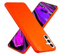 NALIA Neon Cover compatibile con Samsung Galaxy S24 Plus Custodia, Colore Intenso Antiscivilo Morbido Silicone Copertura Protettiva, Sottile Backcover Antigraffio Luminosa Leggera, Colore:Arancione