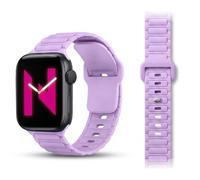 NALIA Pulse Cinturino in Silicone per Apple Watch 38/40/41/42mm - Sportivo | Design Elegante E Versatile, Chiusura Sicura Con Pin In Metallo, Vestibilità Perfetta Per Ogni Polso