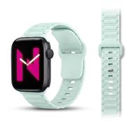 NALIA Pulse Cinturino in Silicone per Apple Watch 38/40/41/42mm - Sportivo | Design Elegante E Versatile, Chiusura Sicura Con Pin In Metallo, Vestibilità Perfetta Per Ogni Polso