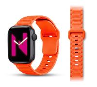 NALIA Pulse Cinturino in Silicone per Apple Watch 38/40/41/42mm - Sportivo | Design Elegante E Versatile, Chiusura Sicura Con Pin In Metallo, Vestibilità Perfetta Per Ogni Polso