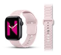 NALIA Pulse Cinturino in Silicone per Apple Watch 38/40/41/42mm - Sportivo | Design Elegante E Versatile, Chiusura Sicura Con Pin In Metallo, Vestibilità Perfetta Per Ogni Polso