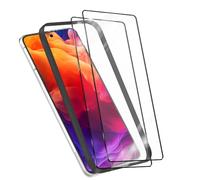 NALIA Set [3-in-1] 2x Vetro Temperato & 1x Applicatore compatibile con Samsung Galaxy S24 Plus Vetro, Protezione del Schermo Chiaro & Stencil per Facile Installazione, Film Trasparente con Bordo Nero