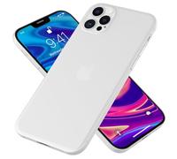 NALIA Ultra-Slim Cover compatibile con iPhone 12 Pro Max Custodia, Sottile Copertura Rigida Leggera Opaca Hard Case, Protezione Telefono Cellulare Guscio Smartphone Bumper Protettiva, Colore:Bianco