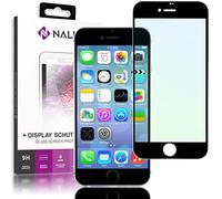 NALIA Vetro Temperato compatibile con iPhone 8 Plus / 7 Plus, Pellicola Protettiva Antigraffio Display Copertura, 9H Protezione Telefono Schermo Tempered-Glass Screen Protector, Colore:Nero