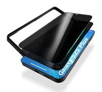 NALIA Vetro Temperato Privacy per Samsung Galaxy S25 Plus - Con Cornice di Installazione & 9H - ANTISPYX PRO (Full-Cover Anti-Spia) - Marchio Tedesco