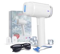 NALONE Epilatore Luce Pulsata con Funzione di Raffreddamento, 4-In-1 HR/SC/RA/BT IPL Epilatore Laser Donna, Luce Pulsata 999,900 Adatto Depilatore Corpo, Viso, Ascelle, Gambe (Bianca (22J))