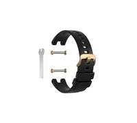 NALoRa Cinturino ORALE in Silicone Nero 22 mm per Orologi Garmin LilY