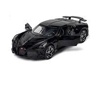 NALora Veicoli a Motore in Scala 1:32 Diecast In Lega Modello Di Auto Per Bugatti La Voiture Noire Miniatura Supercar Gioca Bambini Collezione Regalo Modello di Auto Replica (Color : Bright Black)