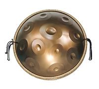 NaLsa 9 10 11 17 Note Tamburi per Lingua in Acciaio da 22 Pollici Tamburo Di Meditazione in D Minore, Tamburo Appendi con Supporto per Mani, Custodia per Mani, Mazze Durevoli e Tessuto Privo Di Polver