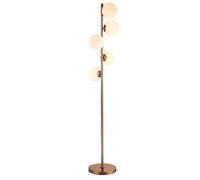 NALsa Lampada da terra Lampada da terra tradizionale Lampada da terra creativa moderna con paralumi in vetro Elegante lampada a palo alto