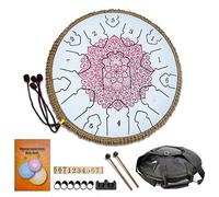 NaLsa Set Di Tamburi in Lingua in Acciaio, 15 Note 13 Pollici Strumenti a Percussione Tamburo Di Tamburo a Tamburo con Mazzuli Di Tamburi Nota Adesivi per Le Dita Delle Dita Parentesi Di Mazza e Borsa