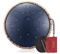 NaLsa Tamburo Della Lingua in Acciaio 15 Note da 13 Pollici D-Key Handpan Tamburo Strumenti a Percussione Tank Meditazione Yoga Zen Drum con Sacca da Viaggio Di Mazze per Amanti Della Musica per Princ