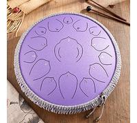 NaLsa Tamburo Della Lingua in Acciaio 15 Note da 14 Pollici, Strumento a Percussione Tamburo Di Tamburo Tasto con Parete, Sacchetto da Viaggio, Libro Musicale, Dita Della Punta, Ottimo Regalo per un B