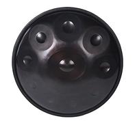 NaLsa Tamburo Di Lingua in Acciaio da 22 Pollici in D Minore 9 Note a Tamburo Di Tamburo Di Tamburo Di Tamburo Strumenti Tamburi per Mano con Sacca da Trasporto/Nero/10 Note