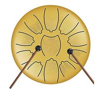 NaLsa Tamburo Di Lingua in Acciaio da 6 Pollici, 11 Note D Strumento per Le Mani Strumento Tamburo Strumento a Percussione a Tamburo con Borsa, Mazze Di Tamburo, 4 Scelte Di Dita per L'Intrattenimento