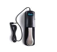 NALU Pedale universale Sustain per pianoforte/tastiera, base in gomma antiscivolo, cavo da 170,2 cm, funzionamento silenzioso e fluido, guscio in ABS con pedale in metallo e molla (jack da 6,35 mm