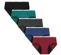 Nalwort Mutandine mestruali da Donna, in Cotone, Dopo Il Parto, Confezione da 5