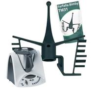 NAMAI - Farfalla Bimby TM31, Ricambio 100% Compatibile, Materiale Plastica ABS Alimentare, Ricambi Bimby TM31, Facile da Installare (Farfalla TM31)