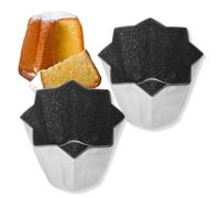 NAMAI - Set di 2 Stampo Pandoro, 1 Kg, Alluminio, Rivestimento Antiaderente, Effetto Pietra, Stampo Pandoro 1 Kg, Made In Italy (2 Pandoro)