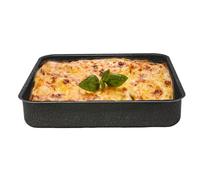 NAMAI - Teglia Forno Quadrata, 30CM x 30CM x 7CM H, Lasagnera Antiaderente, Alluminio Resistente, Adatta In Lavastoviglie, Made In Italy (30cm x30cm)