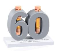 Namalu 60 Regalo per Il Compleanno per Uomini e Donne in Denaro 3D Decorazione per Il Compleanno Regali Creativi in Denaro per Gli Anniversari per Amici Compagni Classe per la Famiglia 1965-2025