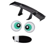 Namalu Il set, composto da 1 adesivo e 1 spoiler per robot tagliaerba, è compatibile con ECOVACS GOAT G1, Mammotion LUBA 1 / LUBA 2 AWD, Segway Navimow i105E/i108E e con lo spoiler posteriore del Worx