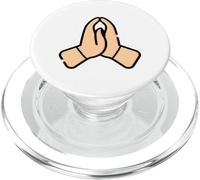 Namaskar Saluto Gesto di Rispetto Namaste Yogico indù PopSockets PopGrip per MagSafe